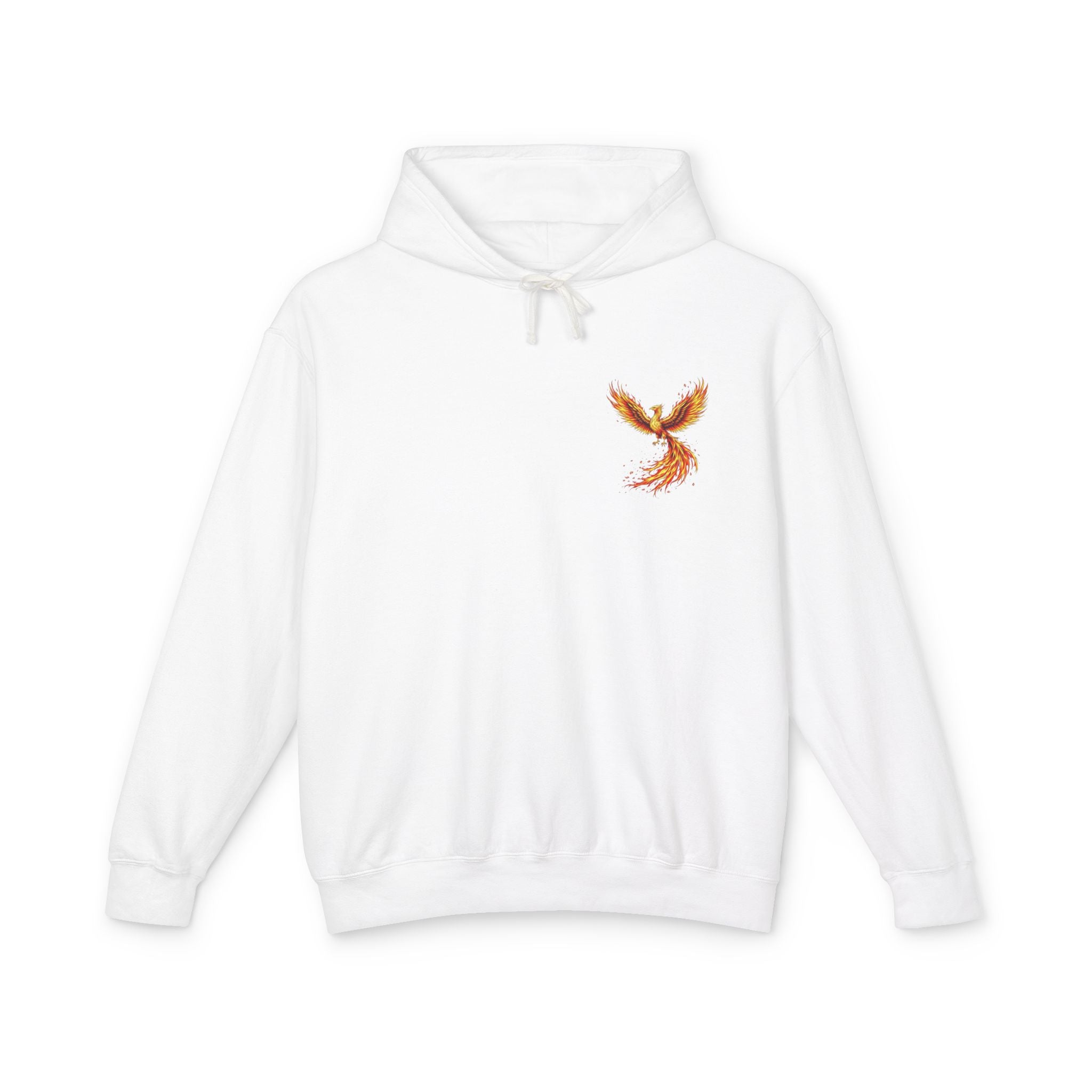 Phoenix Survivor Hoodie — Red Fiery Phoenix Design
