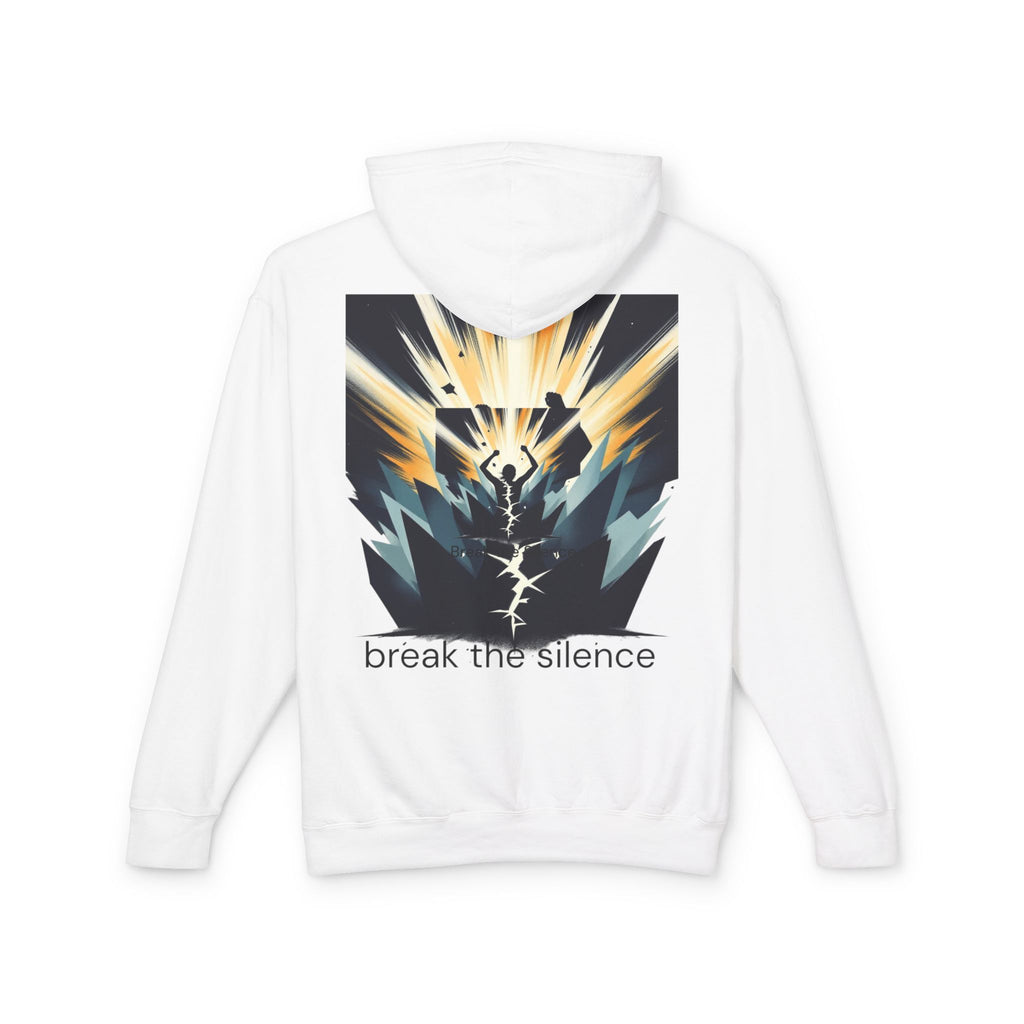 Hoodie - Break the Silence Lightweight Unisex Hooded Sweatshirt