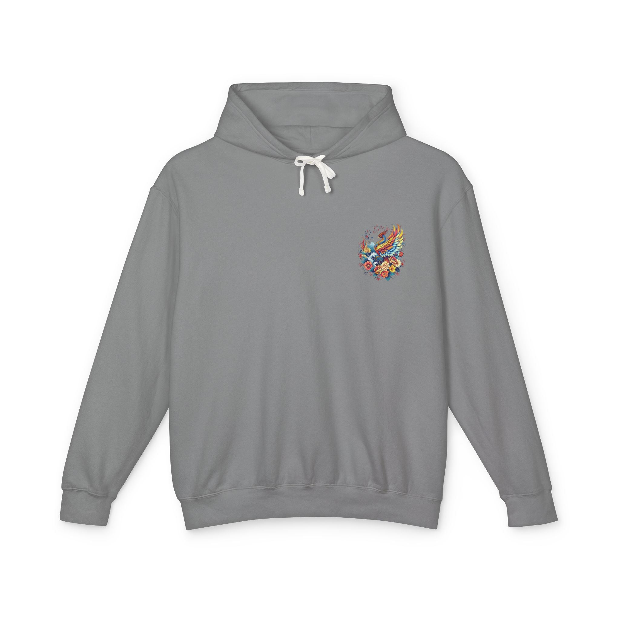 Phoenix Floral Hoodie for Strength and Survivors