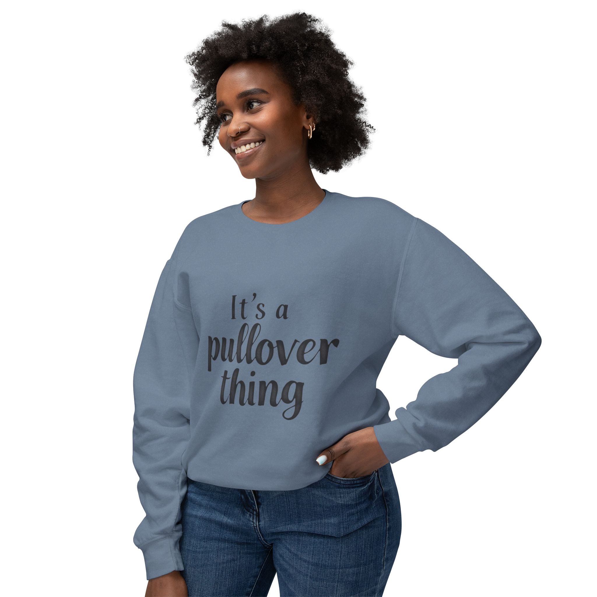 Pullover Thing Sweatshirt — Lightweight Crewneck