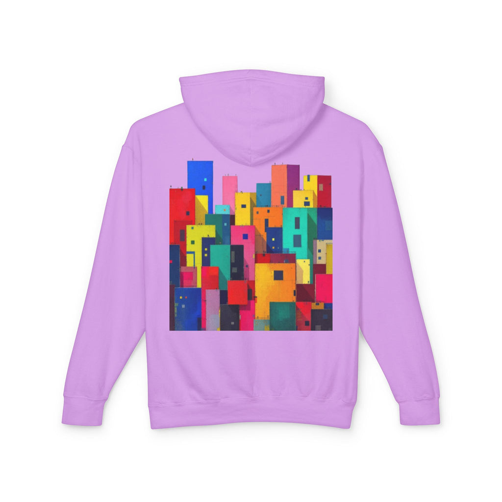 Awareness Block Design Hoodie — Lightweight Hooded Sweatshirt for Causes