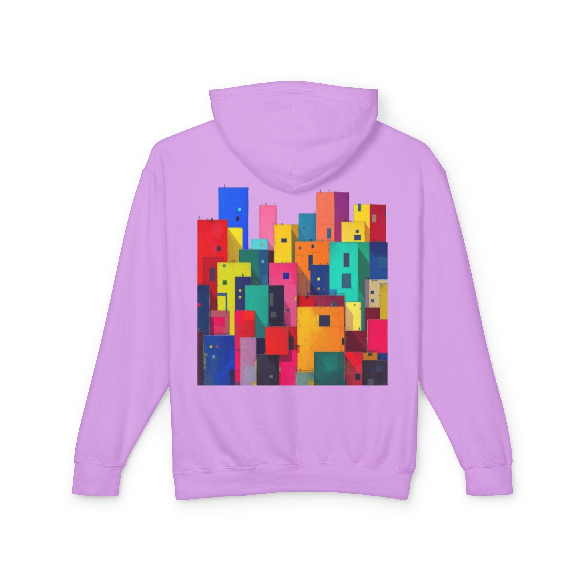 Awareness Block Design Hoodie — Lightweight Hooded Sweatshirt for Causes