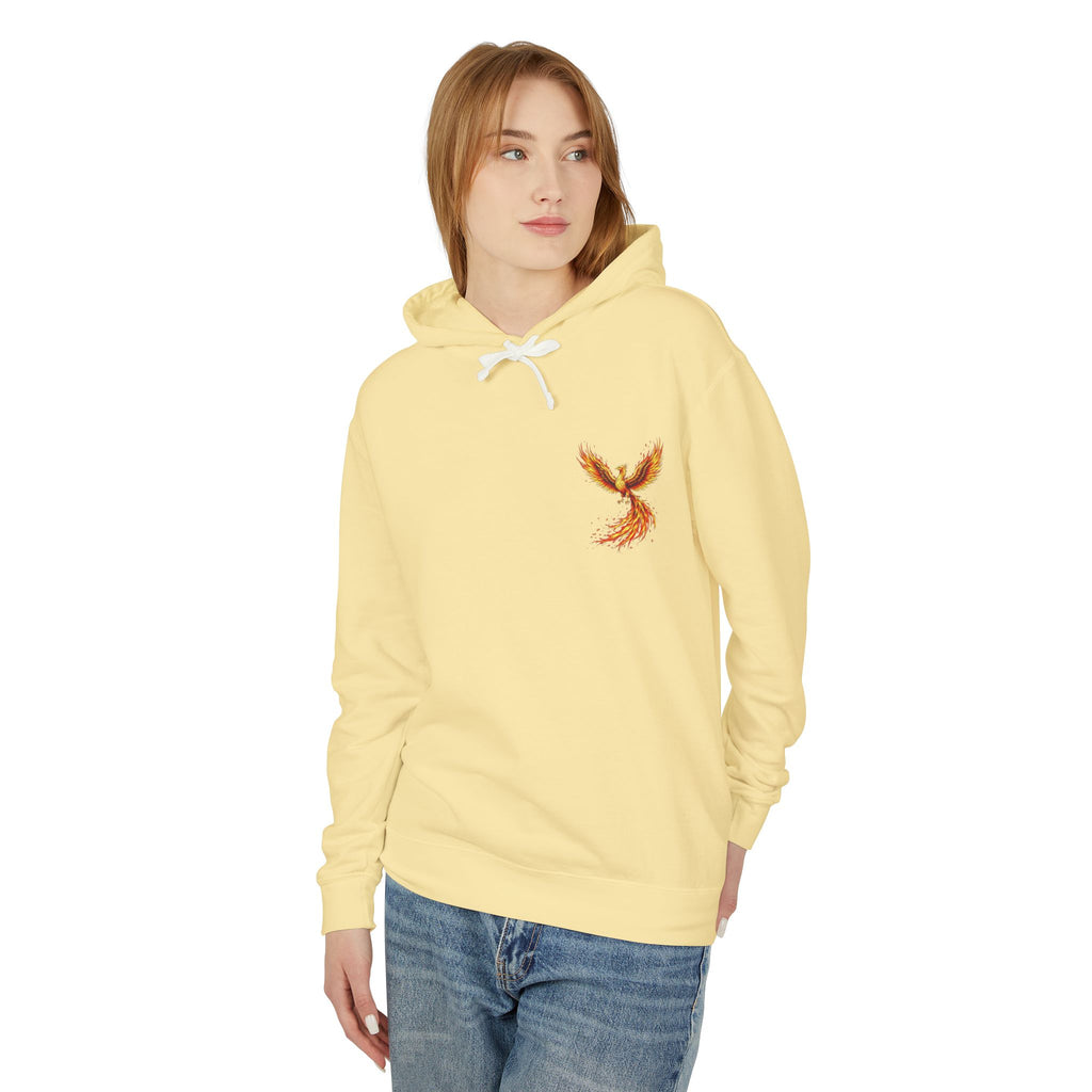 Phoenix Survivor Hoodie — Red Fiery Phoenix Design