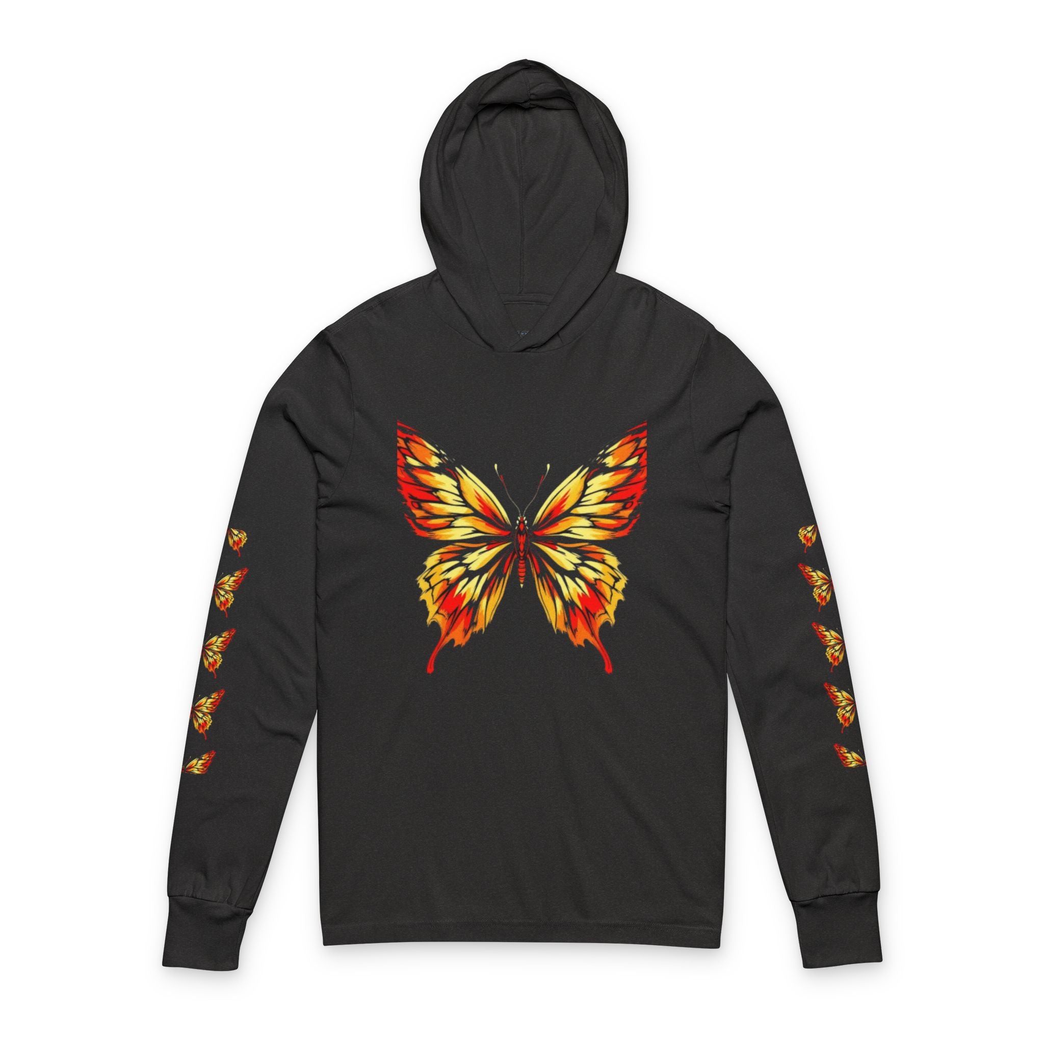 Butterfly Awareness Hooded Long Sleeve Tee