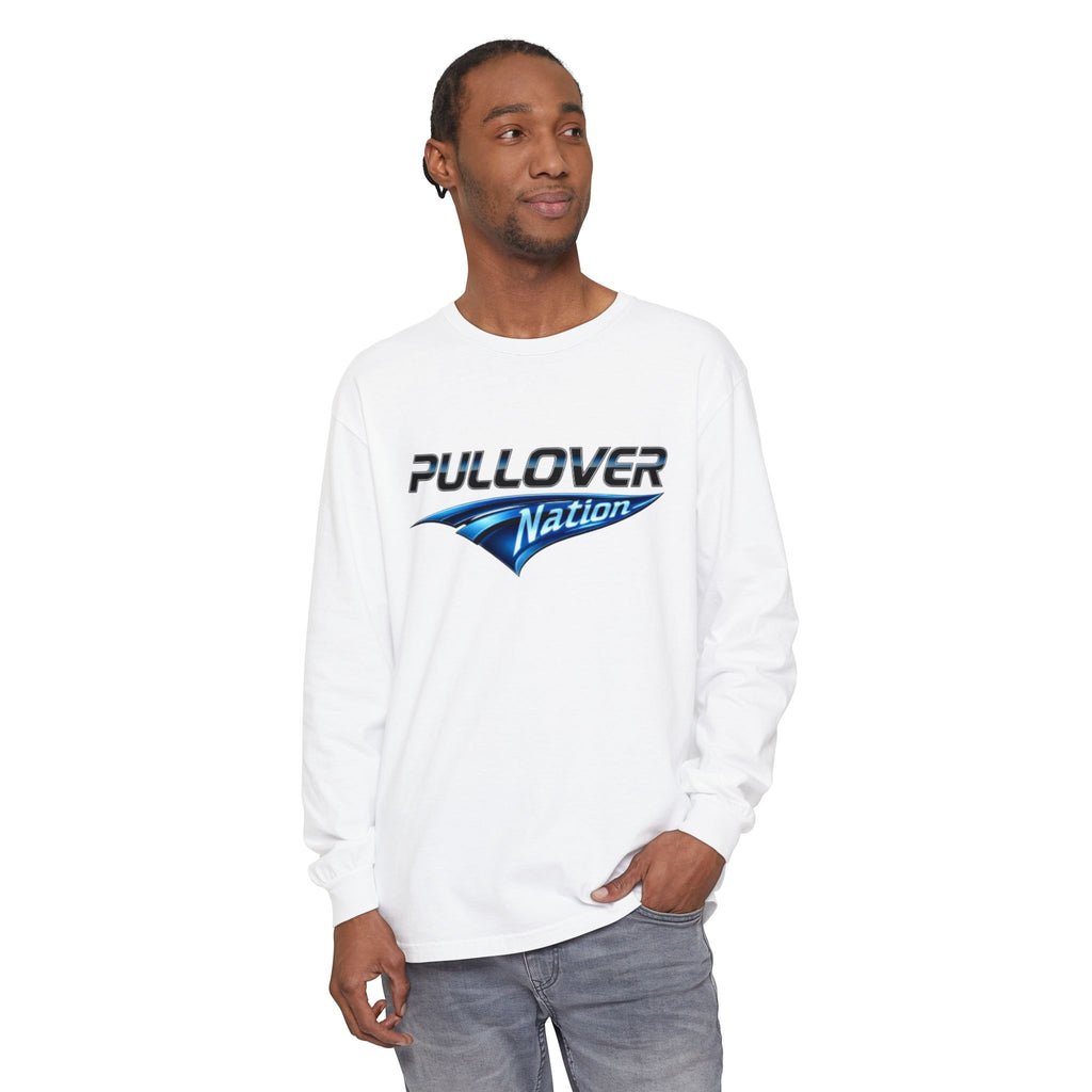 Long Sleeve T-Shirt with Pullover Nation Logo