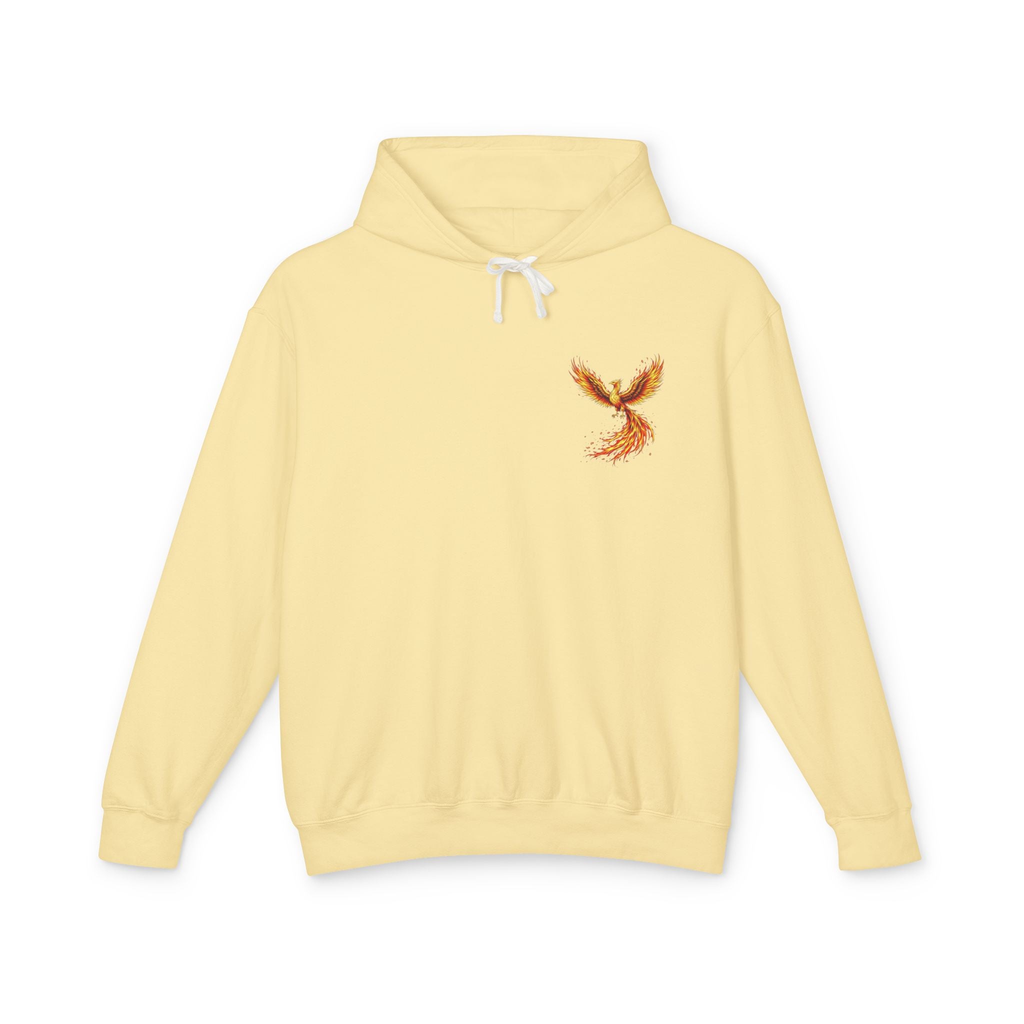 Phoenix Survivor Hoodie — Red Fiery Phoenix Design