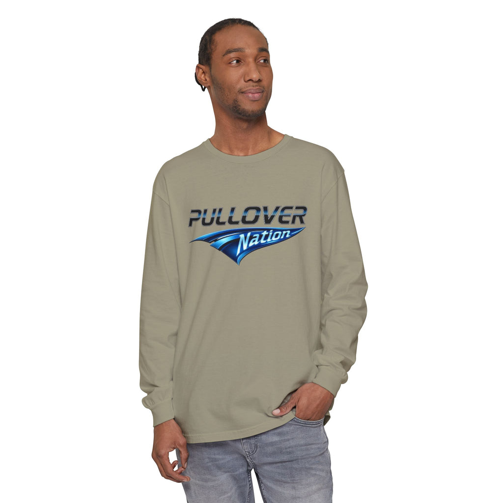 Long Sleeve T-Shirt with Pullover Nation Logo