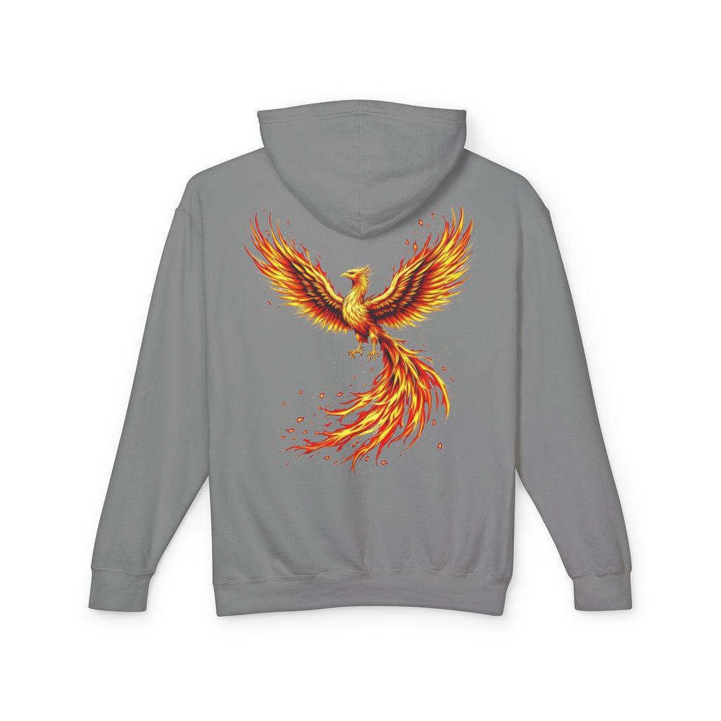Phoenix Survivor Hoodie — Red Fiery Phoenix Design