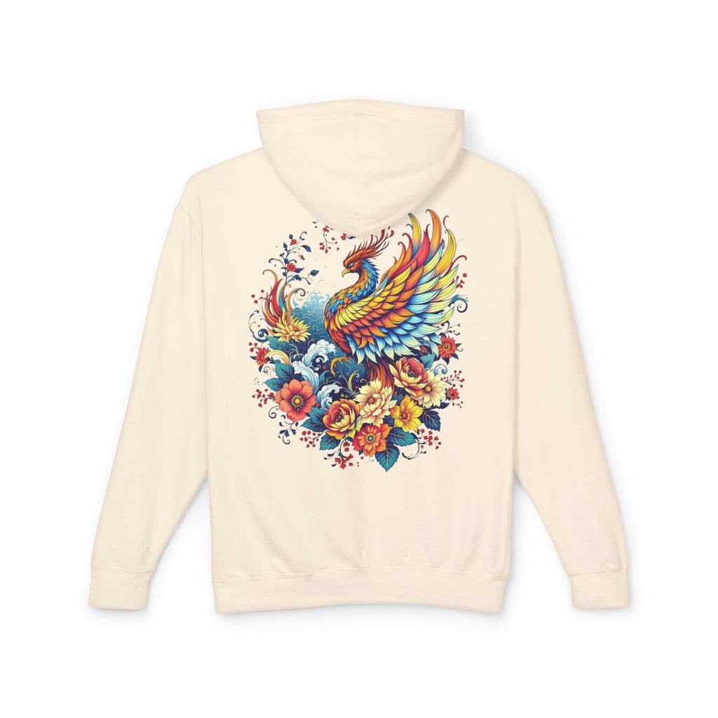 Phoenix Floral Hoodie for Strength and Survivors