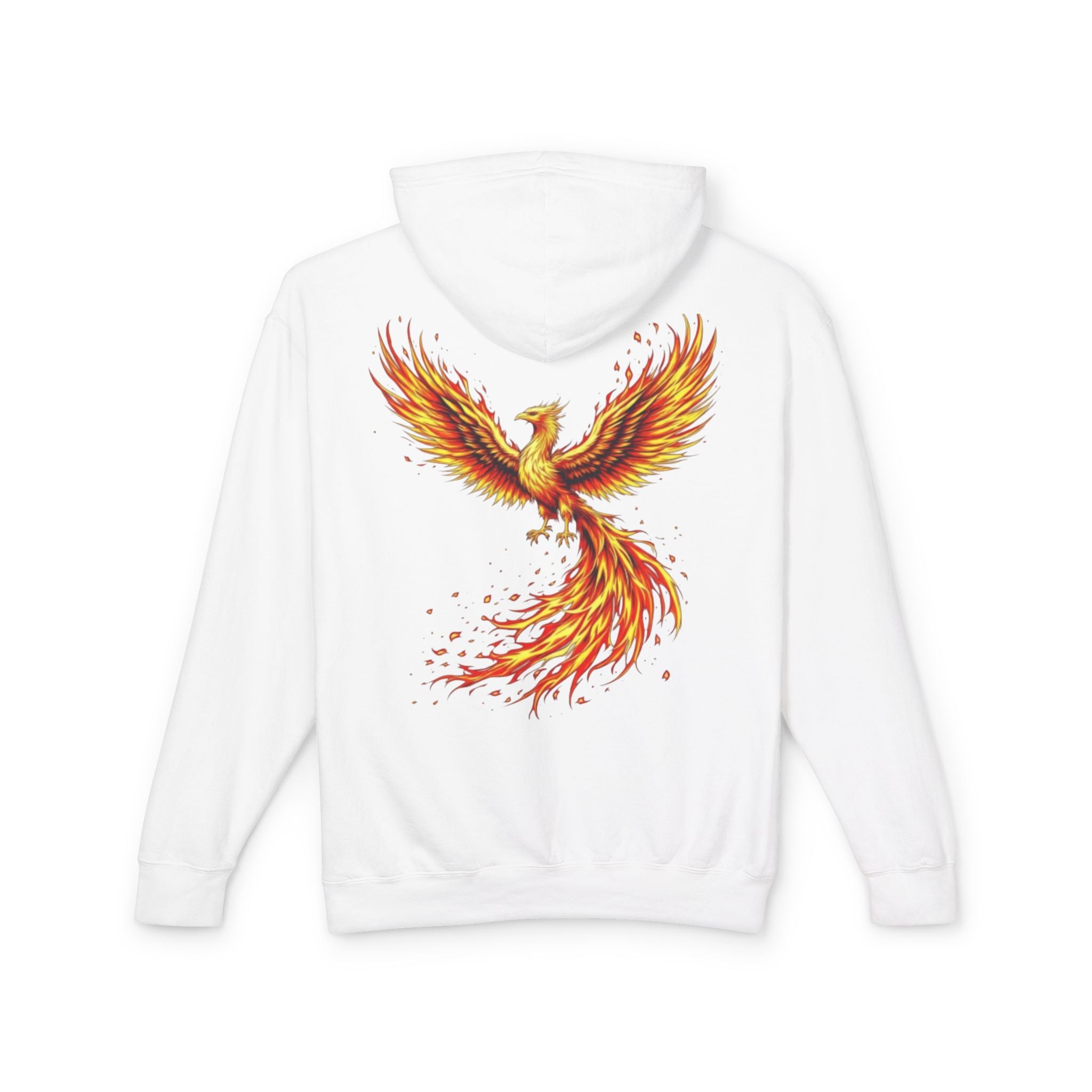 Phoenix Survivor Hoodie — Red Fiery Phoenix Design