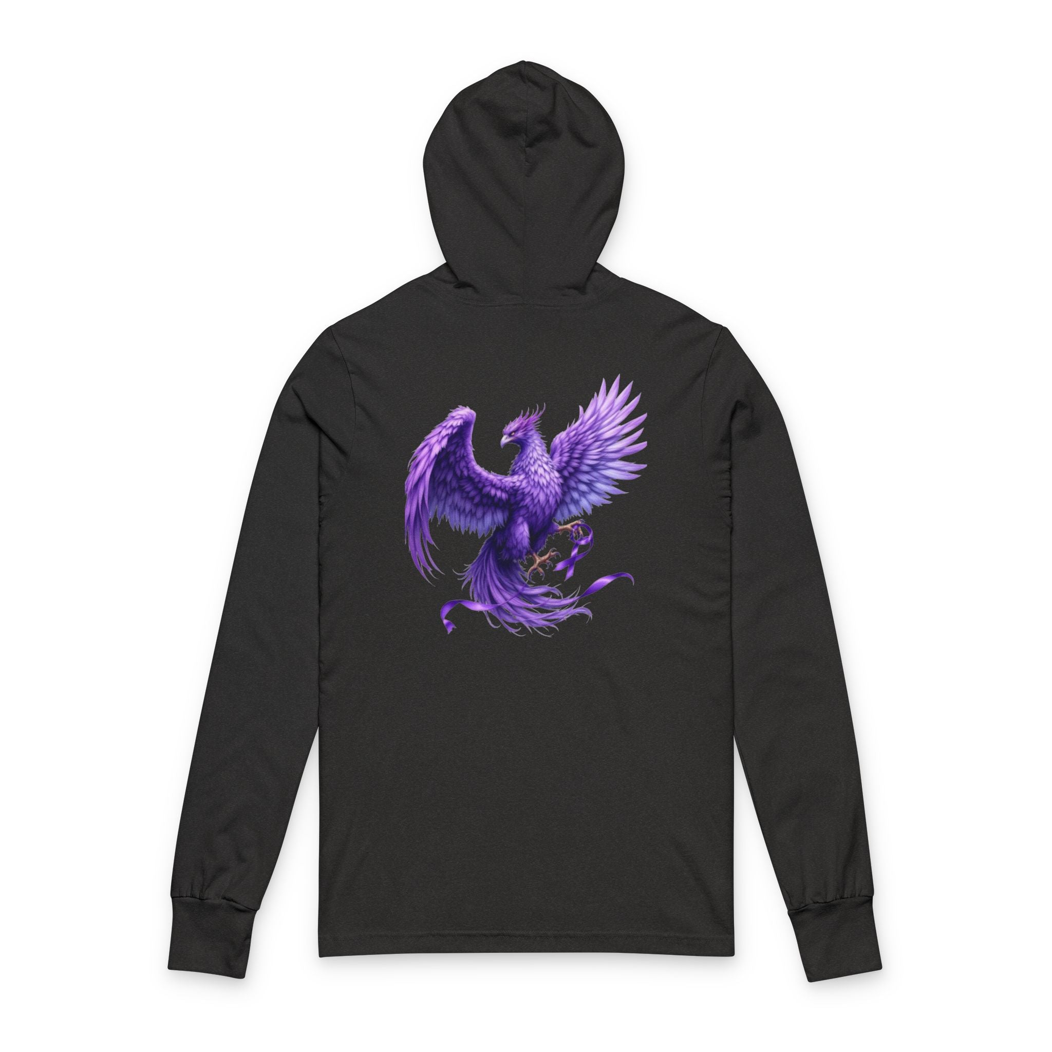Domestic Violence Awareness Purple Phoenix Hoodie Tee — Purple Ribbon Tee