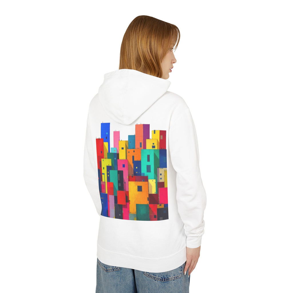 Awareness Block Design Hoodie — Lightweight Hooded Sweatshirt for Causes